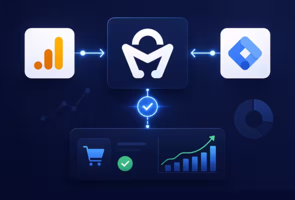 Integração com Google Analytics 4 e GTM no painel MageUp
